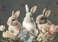 Thumbnail for Happy Easter Bunnies Painting By Numbers Kit