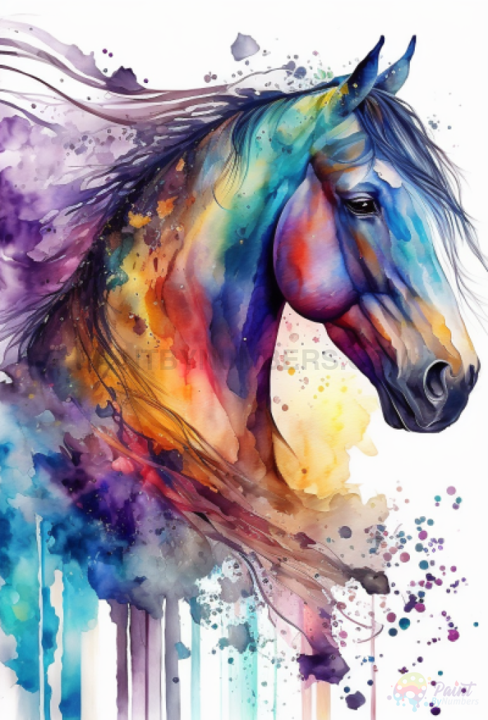 Horse Of The Rainbow Paint By Numbers Kit