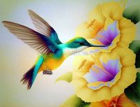 Thumbnail for Hummingbird Feeds Paint By Numbers Kit