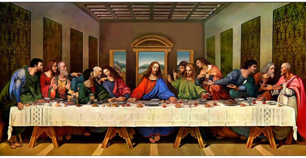 The Last Supper Adults Paint by Numbers Kit Leonardo Da Vinci Free Shipping  From California, USA 