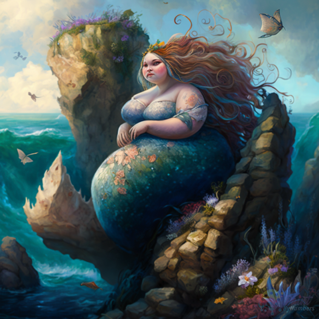 Mermaid Queen Paint By Numbers Kit