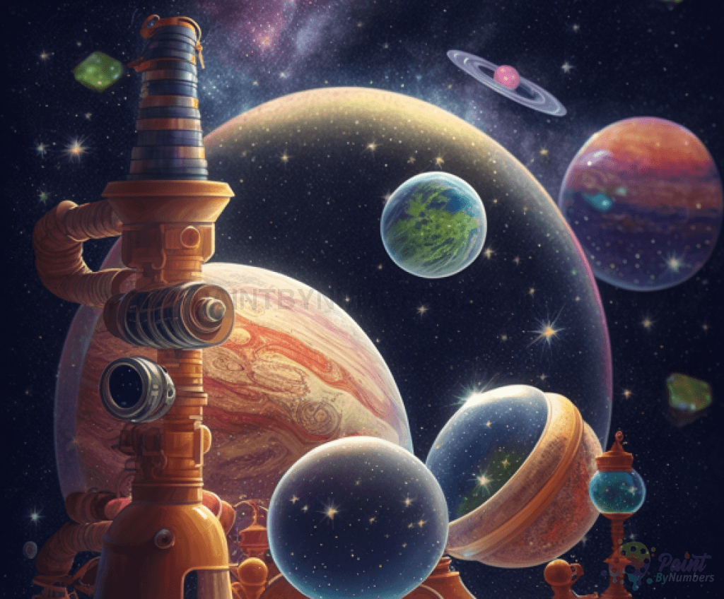 Outer Space Paint By Numbers Kit
