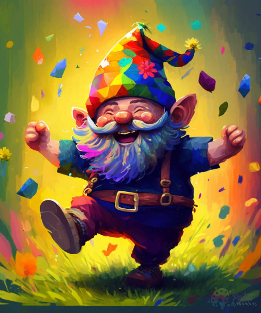 Party Gnome Paint By Numbers Kit