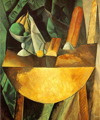 Thumbnail for Bread and Fruit Dish on a Table Picasso Paint By Numbers