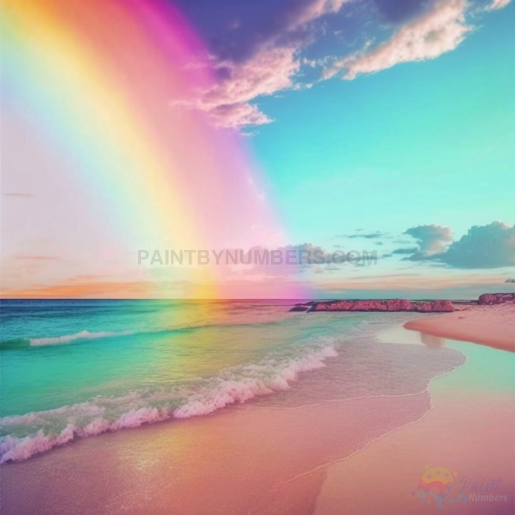 Rainbow Beach Paint By Numbers Kit