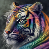 Thumbnail for Rainbow Tiger Paint By Numbers Kit