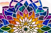 Thumbnail for Stained Glass Lotus Mandala