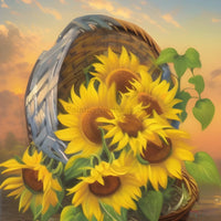 Thumbnail for Sunflowers In Basket Paint By Numbers Kit
