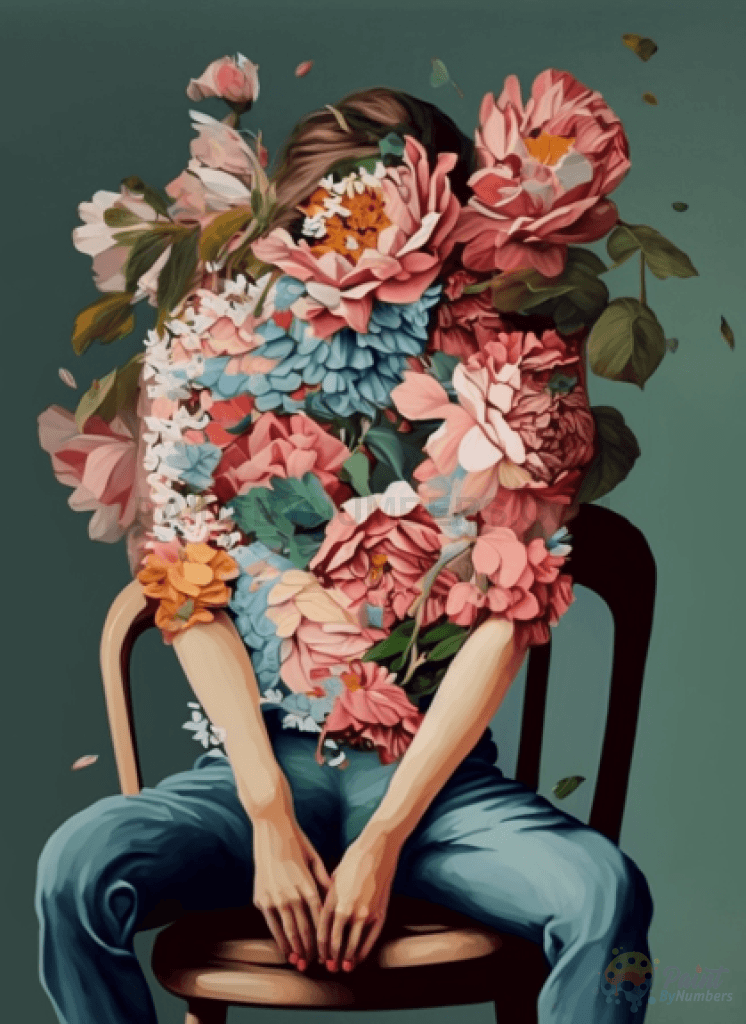 Flowery Gnome Paint By Numbers Kit