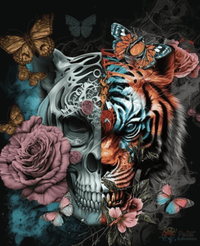 Thumbnail for Tiger Inside Paint By Numbers Kit