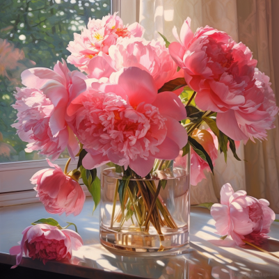 Too Many Pink Peonies
