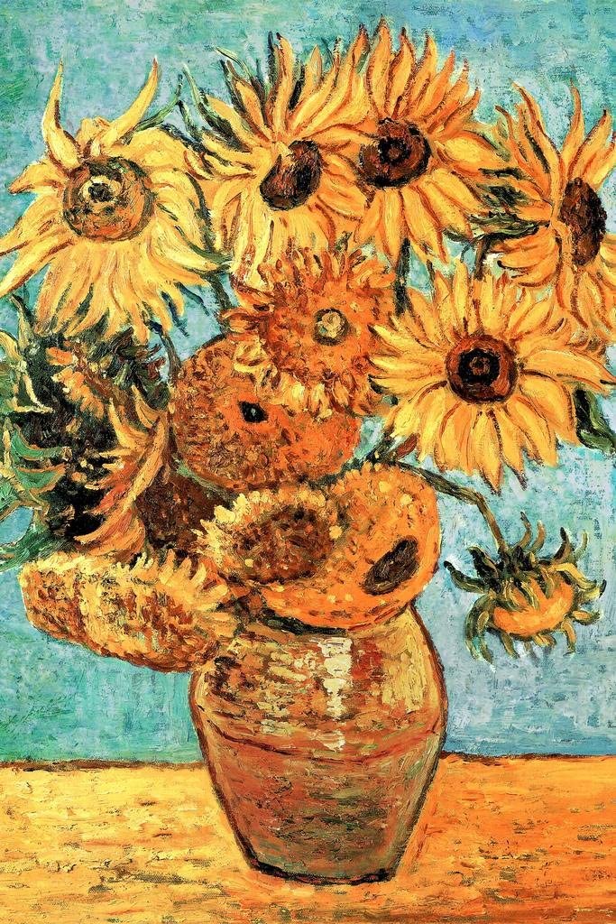 Famous Sunflower Painting famous-sunflower-painting