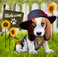Thumbnail for Welcome Puppy Paint By Numbers Kit For Adults