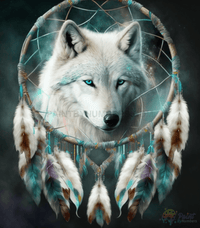 Thumbnail for White Wolf Dream Catcher Paint By Numbers Kit
